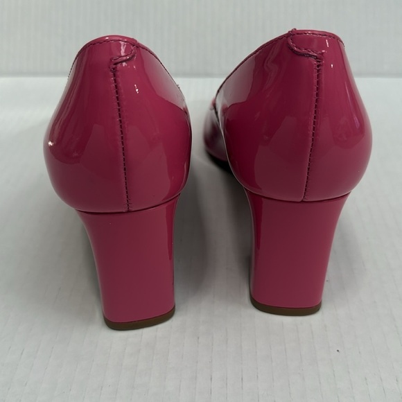NWOB!! Marc Fisher - Zala Block Heel Pump - Dark Pink Patent - Size 5.5 - Picture 4 of 8